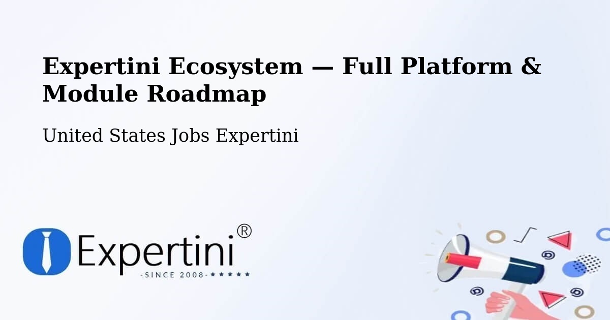 Expertini Ecosystem — Full Platform & Module Roadmap – Thorp